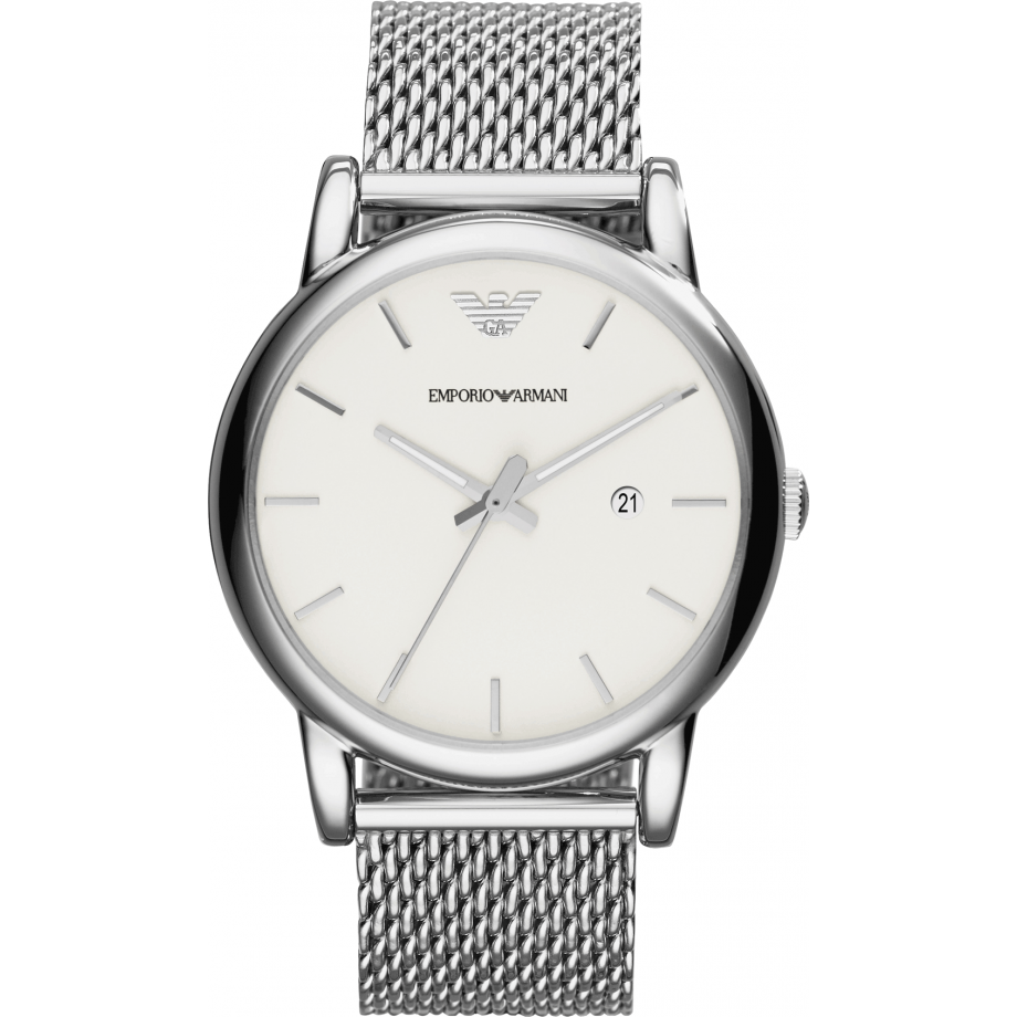 Emporio armani watch stainless steel back